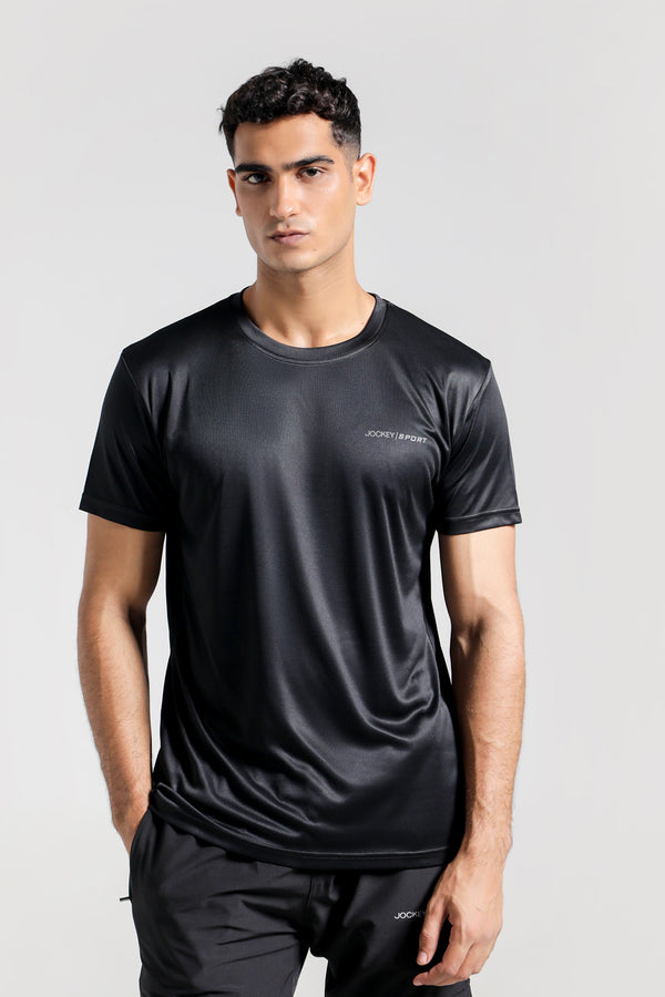 Sport Half Sleeves Interlock Shirt With Mesh
