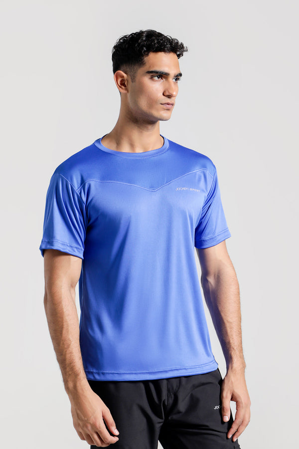 Sport Half Sleeves Crew Neck Printed Shirt