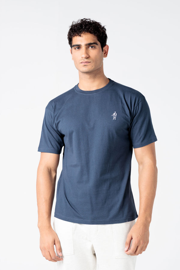 Jockey® Half Sleeves Crew Neck Embroidery Logo Shirt