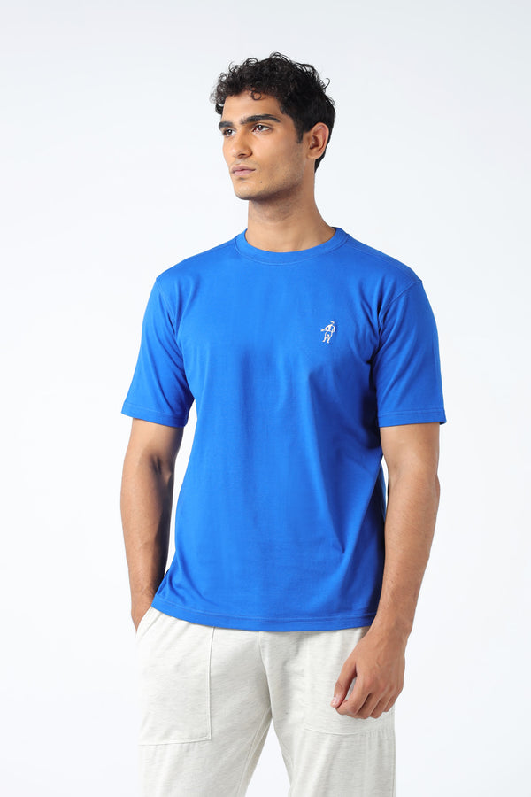 Jockey® Half Sleeves Crew Neck Embroidery Logo Shirt