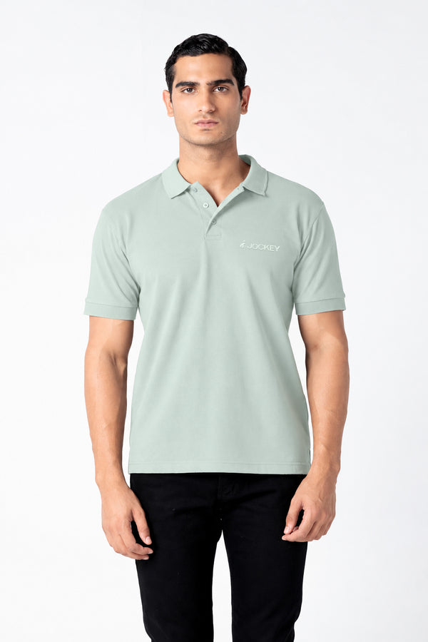 Jockey® Half Sleeves Pique Polo Shirt