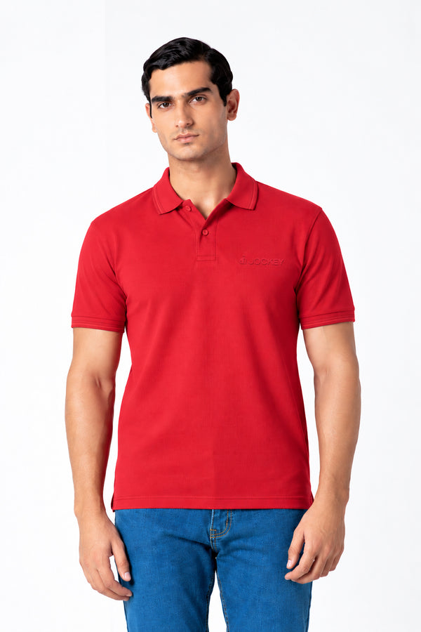 Jockey® Half Sleeves Pique Polo Shirt