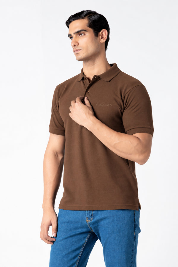 Jockey® Half Sleeves Pique Polo Shirt