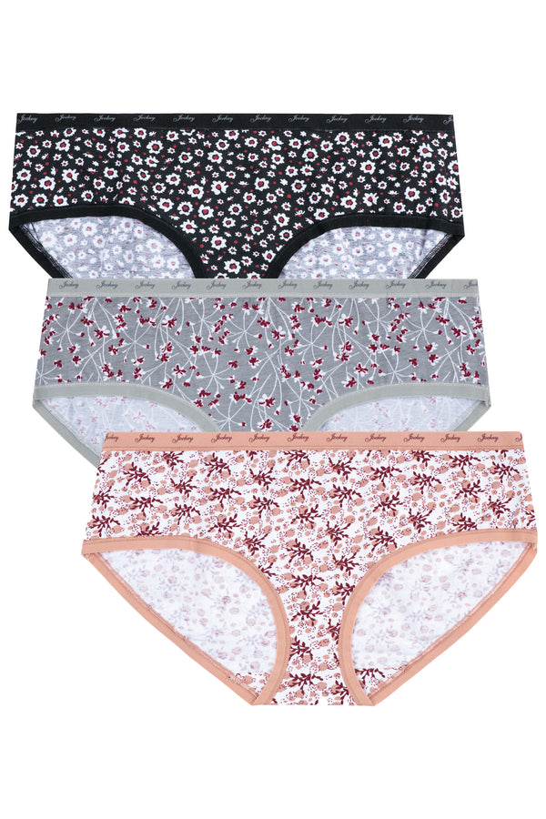 Supersoft Full Coverage Printed Panty - 3 Pack