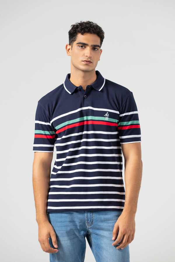 Half Sleeves Polo Yarn Dyed Shirt