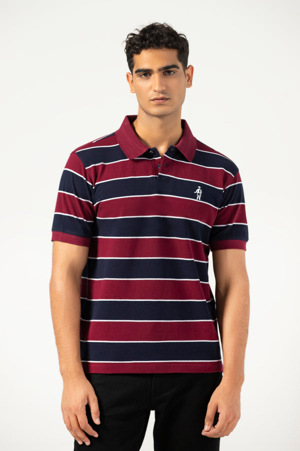 Half Sleeves Polo Yarn Dyed Shirt