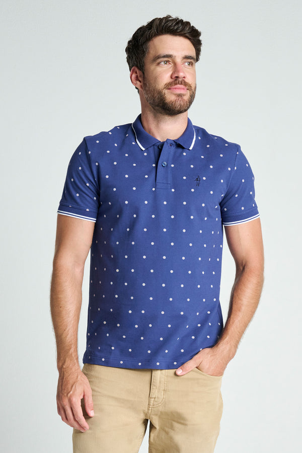 Jockey® Half Sleeves Polo Printed Shirt