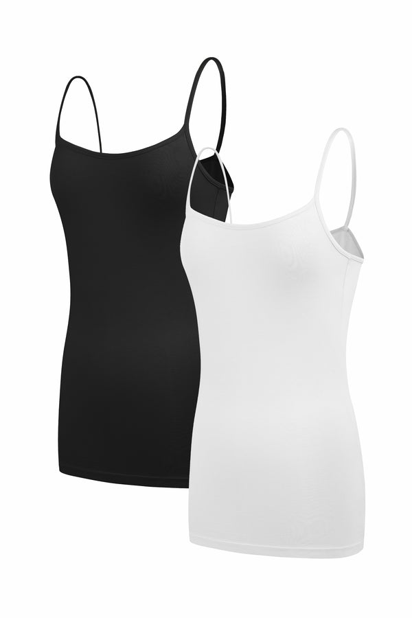 Premium Modal Spaghetti Slip - 2 Pack