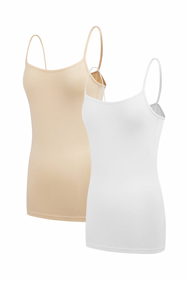 Premium Modal Spaghetti Slip - 2 Pack