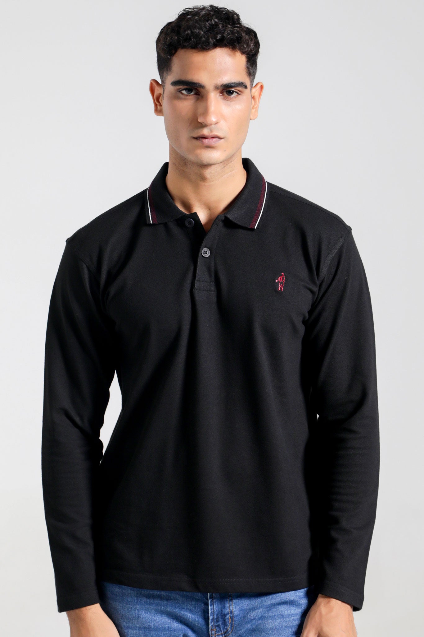 Full Sleeves Stretch Polo Tipping Shirt – Jockey Pakistan
