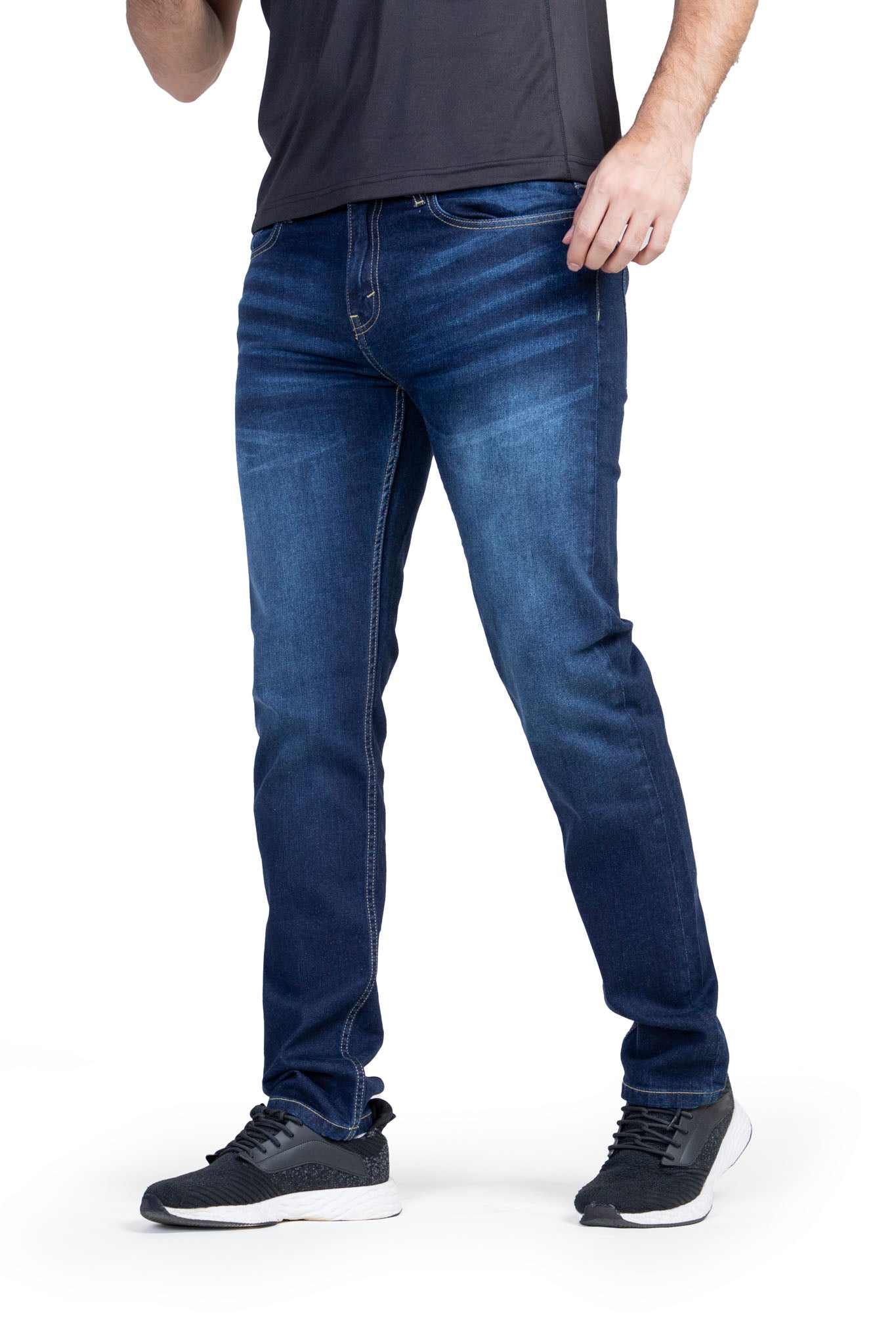 Jockey® Smart Fit Stretch Denim Jeans - Indigo Blue – Jockey Pakistan