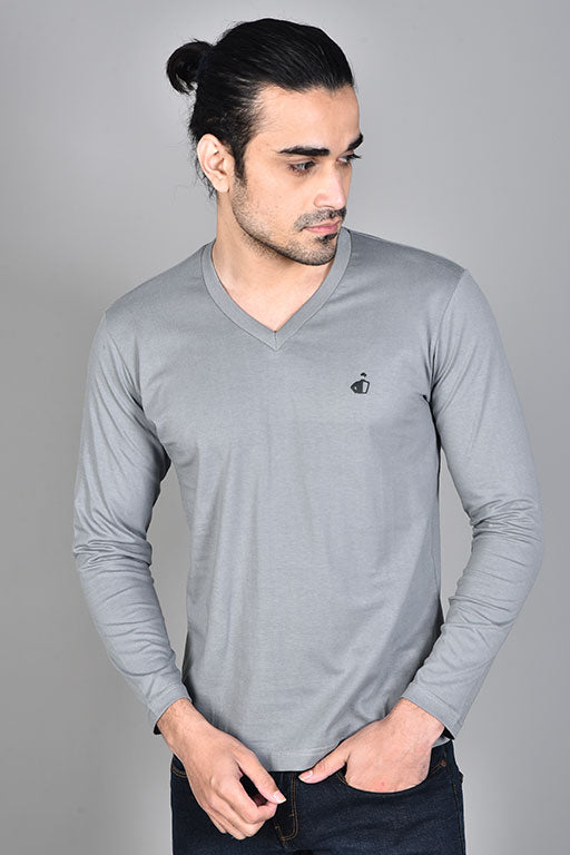 Jockey® Full Sleeves V-Neck Printed Shirt - Jockey Pakistan