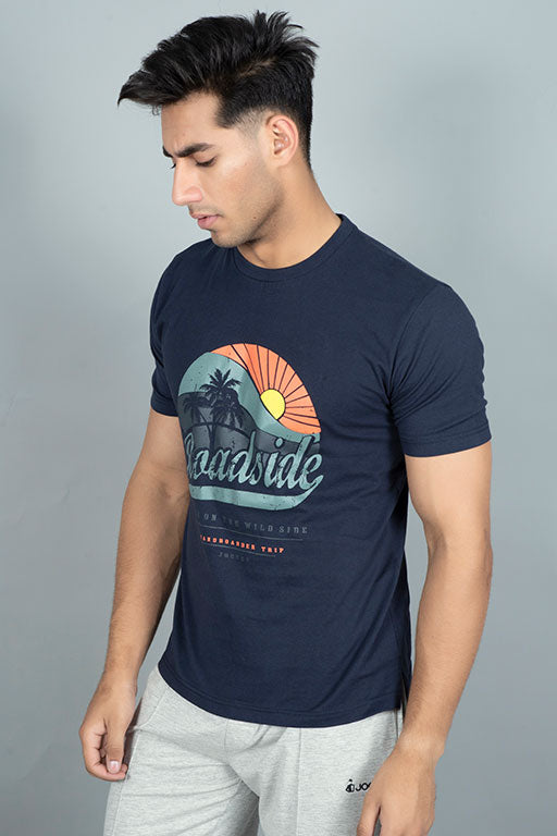 Jockey® Half Sleeves Crew Neck Printed Shirt - Jockey Pakistan