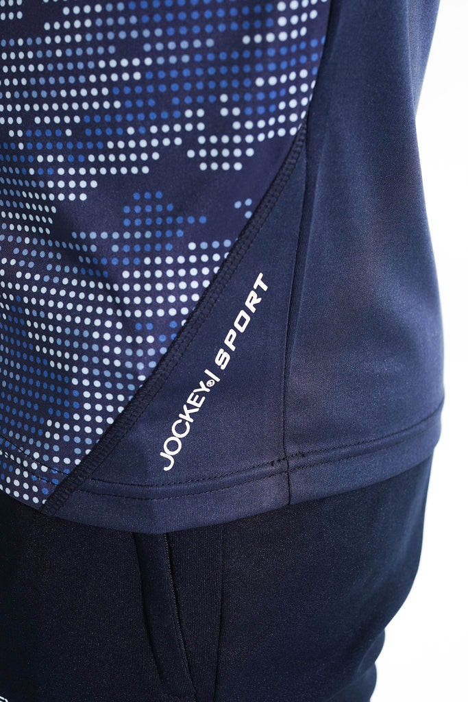Jockey® Sport Half Sleeves Crew Neck Dot Print Shirt - Jockey Pakistan